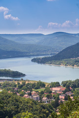Fototapeta na wymiar Visegrad Hungary, Danube river