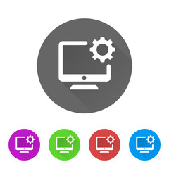 App Icon Long Shadow - 5 Colors