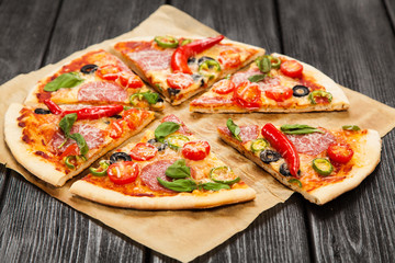Delicious home made pizza