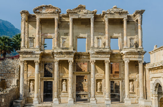 Library of Celsus in Ephesus ancient city, Selcuk, Turkey