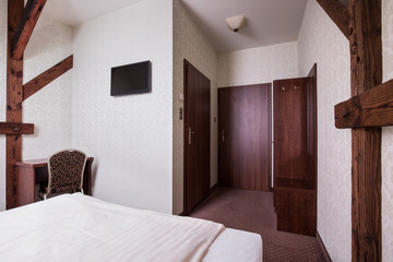 Beige and brown room design