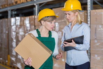 Ladies discussing some problems