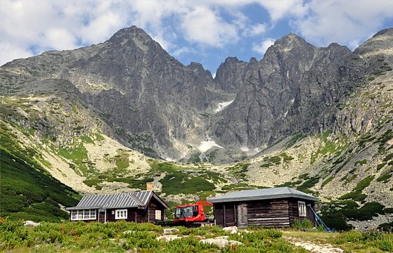 High Tatras mountains and Lomnicky Stit, Slovakia, Europe