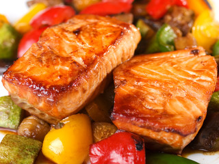 Teriyaki salmon