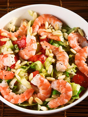 Shrimps salad