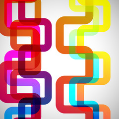 Abstract background with rounded design elements.