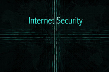 Fototapeta na wymiar Internet Security