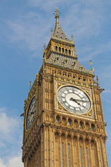 Fototapeta na wymiar Big Ben Elizabeth Tower London - United Kingdom