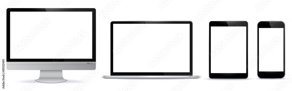 Canvas Prints digital devices vector illustration.