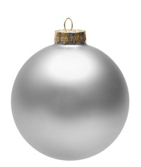 Silver Christmas Ball