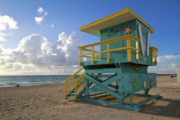 Art Deco Life guard post, south beach