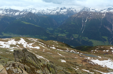 Fototapeta na wymiar Mountain Bettmeralp summer view(Switzerland)