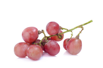 grapes isolated on over white background