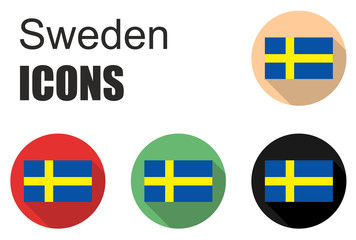 set sweden icons