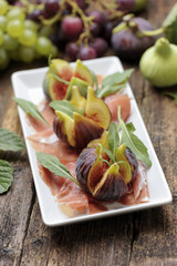 parma ham with fig