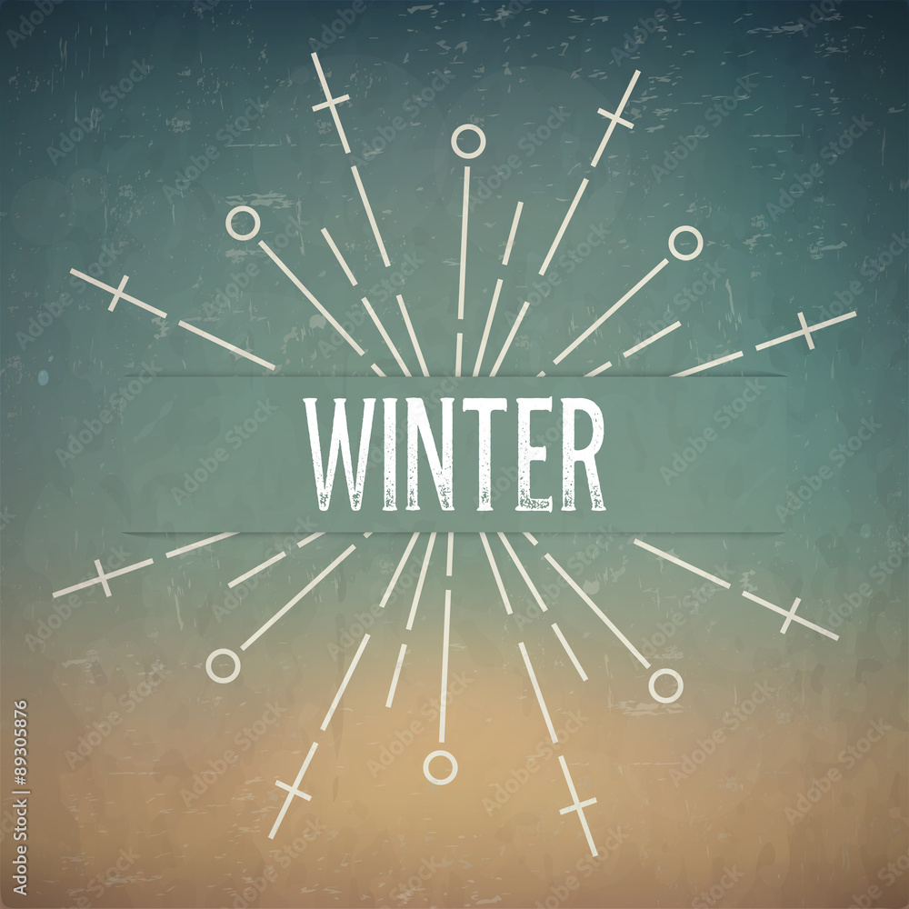 Poster abstract creative concept vector design layout with text -