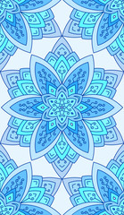 Seamless abstract tribal pattern. Hand drawn ethnic texture, vec