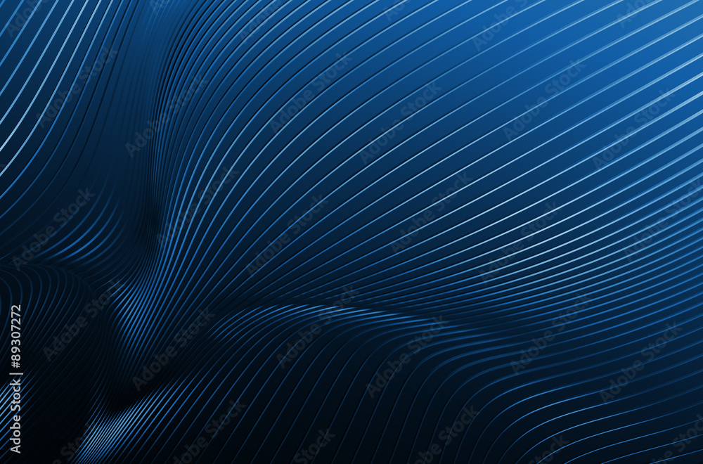 Poster abstract rendering of high tech structure.