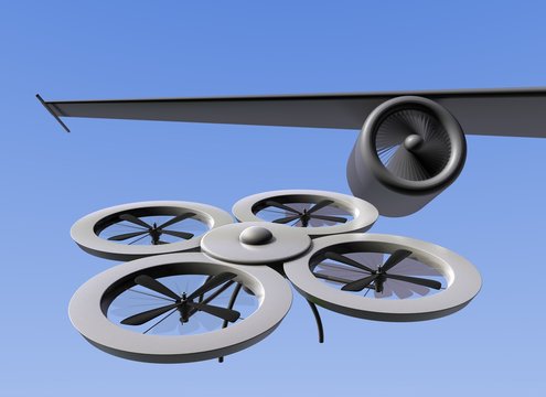 Drone botsing met vliegtuig