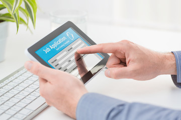 Online job searching.