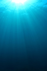 Blue water background