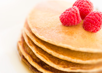 Pancakes with berries.