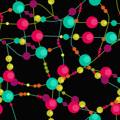 Seamless kids pattern texture. Repeating abstract background wit