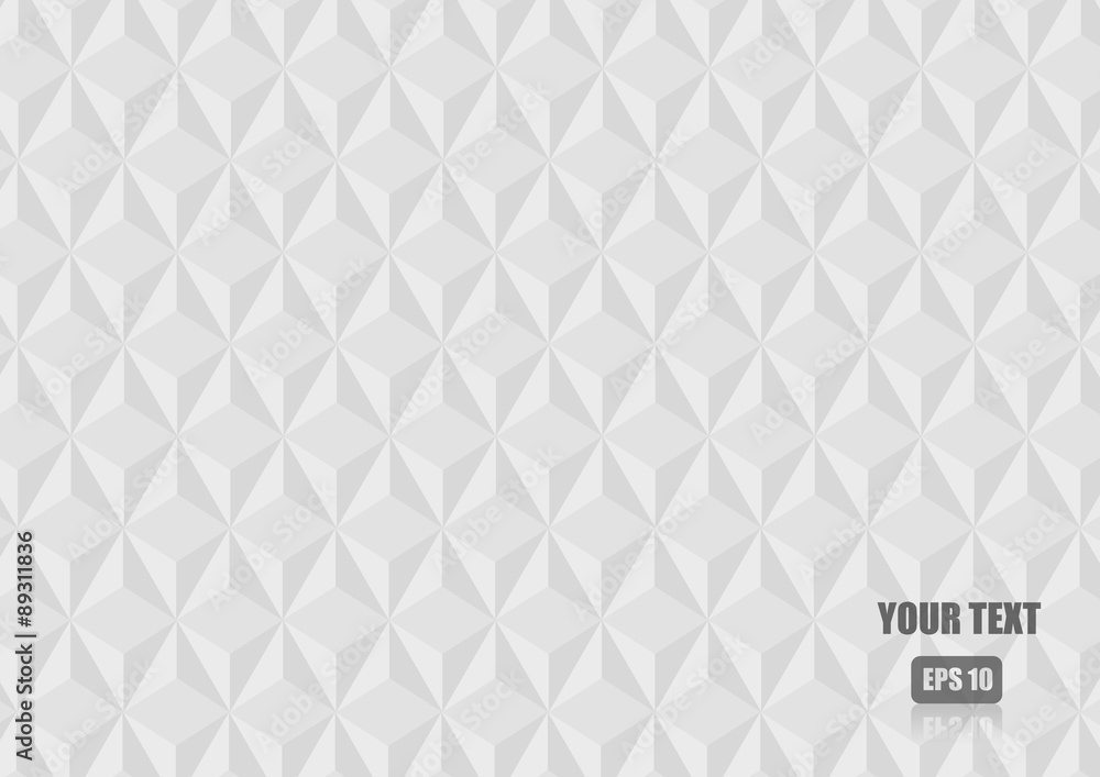 Aufkleber vector : white abstract triangle texture background