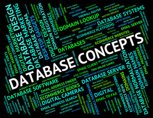 Database Concepts Represents Text Conception And Ideas