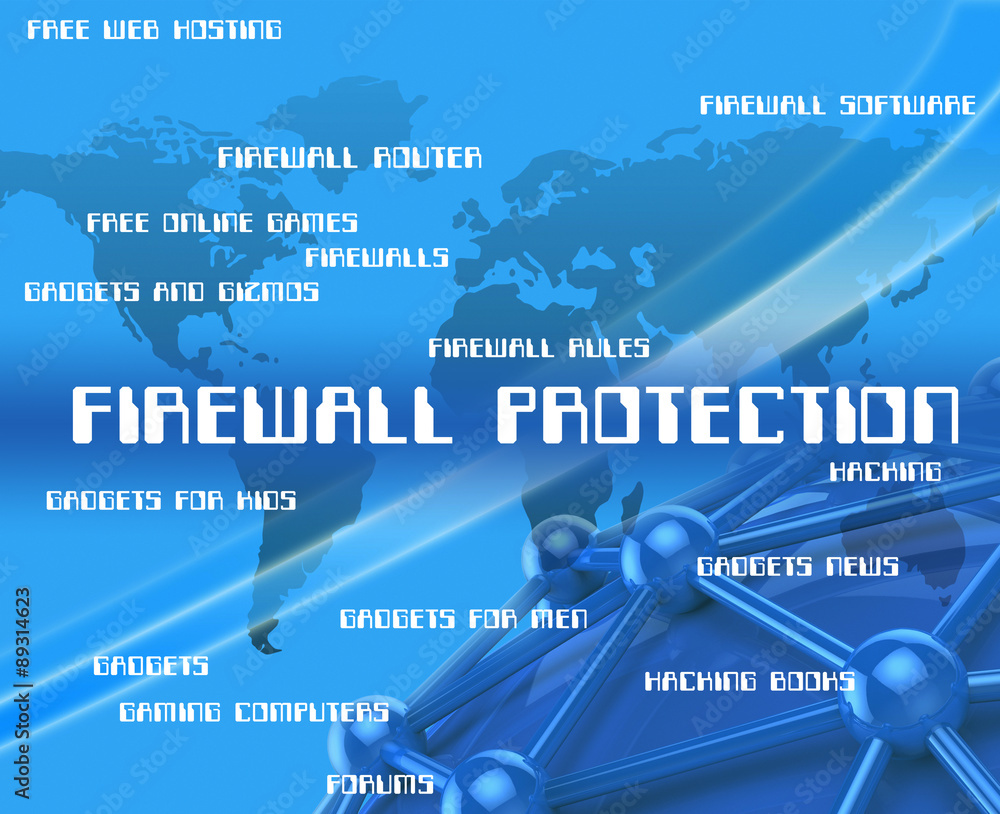 Poster firewall protection represents no access and encrypt