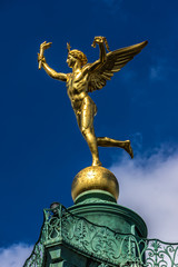 July Column (1840) on Bastille Square. France.