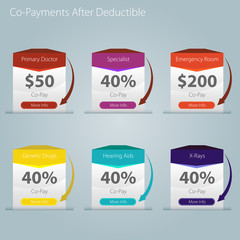 Healthcare Copayment Deductible Icon