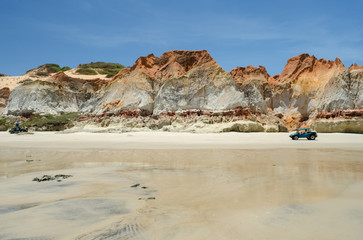 Praia de Morro Branco, Ceará, Brasil