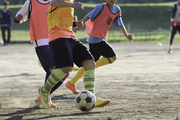 サッカー　フットボール © makieni