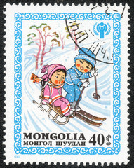 MONGOLIA - CIRCA 1980: