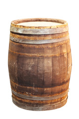 Obraz premium Wooden oak barrel 