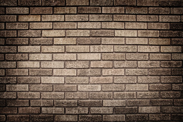 Old grunge brick wall background