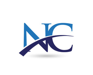 NC Logo Letter Swoosh