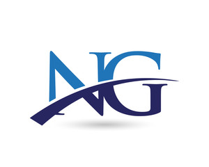 NG Logo Letter Swoosh