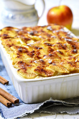 Lapshevnik - traditional dish of russian cuisine.