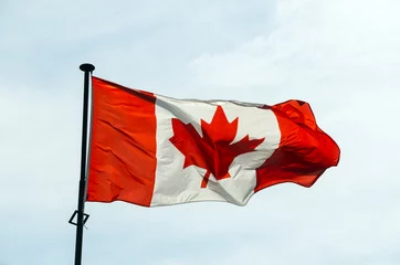 Fotobehang Canadian flag © Pavel Cheiko