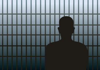 Prisoner behind the bars - 89322664