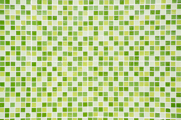 beautiful green mosaic for background