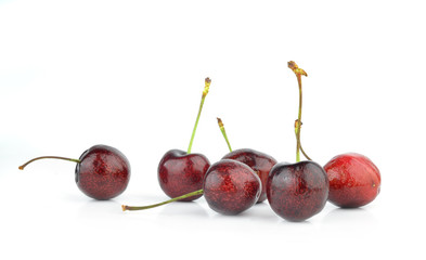 Cherry isolated on white background
