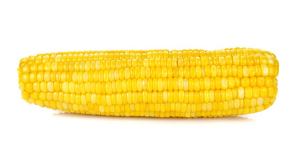 Sweet corn isolated on white background