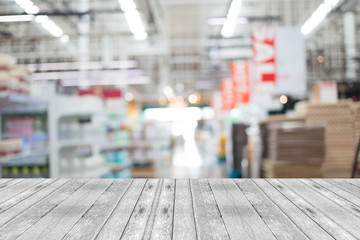 Blurred image of shopping mall and bokeh background