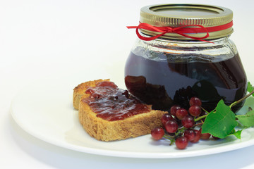 Chokecherry Jam and Toast