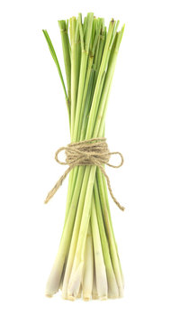 Lemon Grass Isolated On White