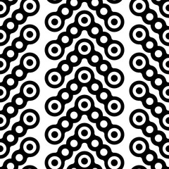 Seamless Circle and Stripe Pattern