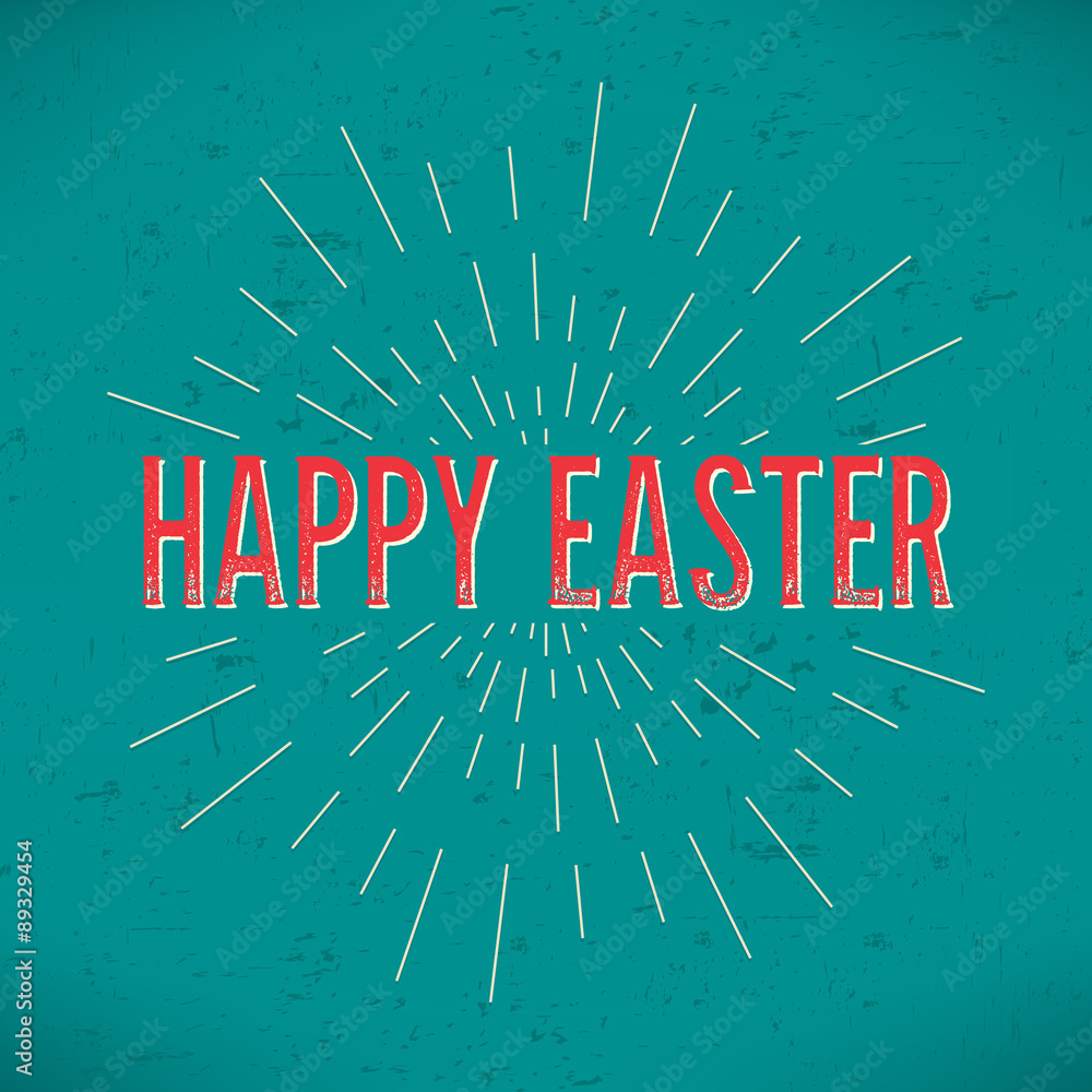 Poster abstract creative concept vector design layout with text - happy